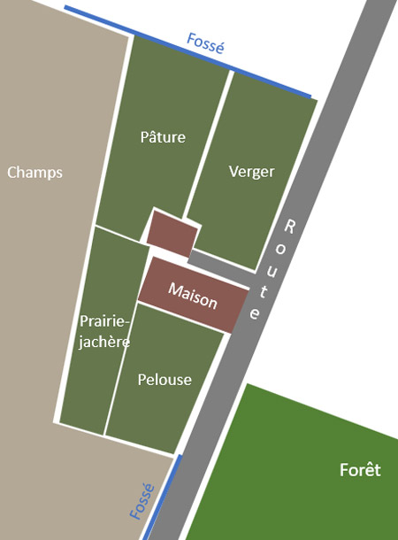 Plan du jardin