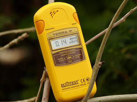 Revue du compteur geiger Ecotest Terra-P - Tactical Nerd