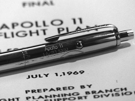 Fisher Space Pen AG7 : 20 juillet 1969