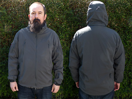 Softshell Helikon Tex Trooper portée