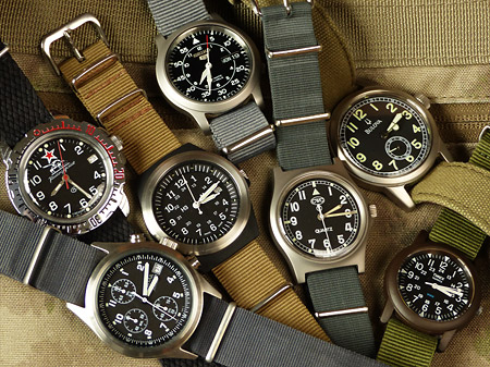 Montre type top militaire