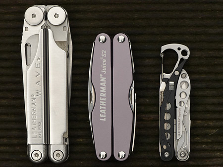 Multitools Leatherman : Wave, Juice S2, Style PS