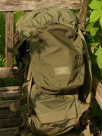 Poche MOLLE Savotta Vertical Pocket M vue de côté