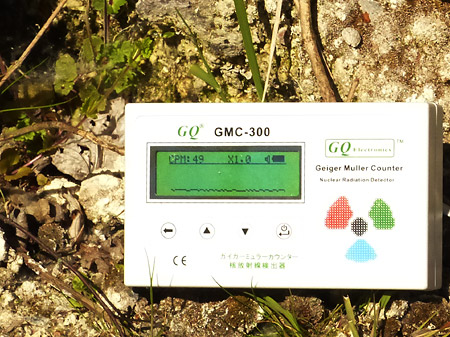 Radioactivité terril PCUK Wattrelos